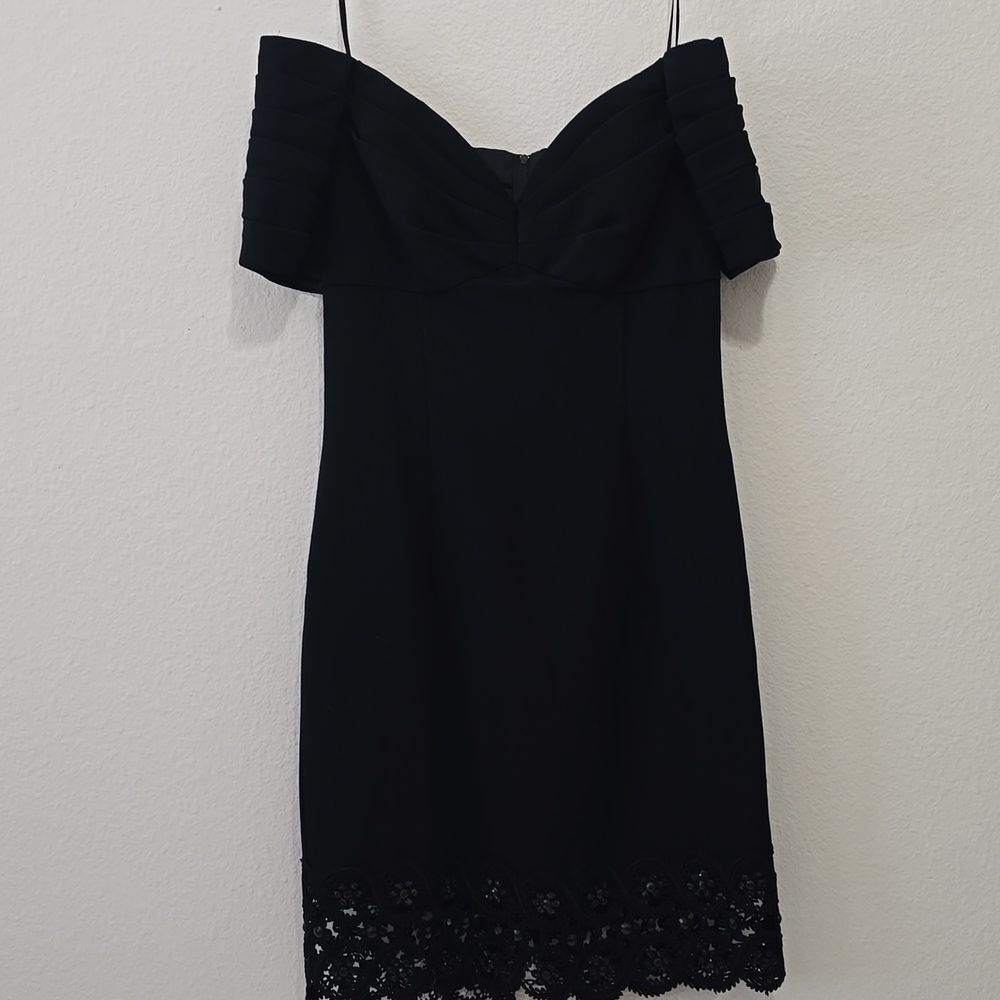 Jessica McClintock Off The Shoulder, Vintage, Short Dress 12